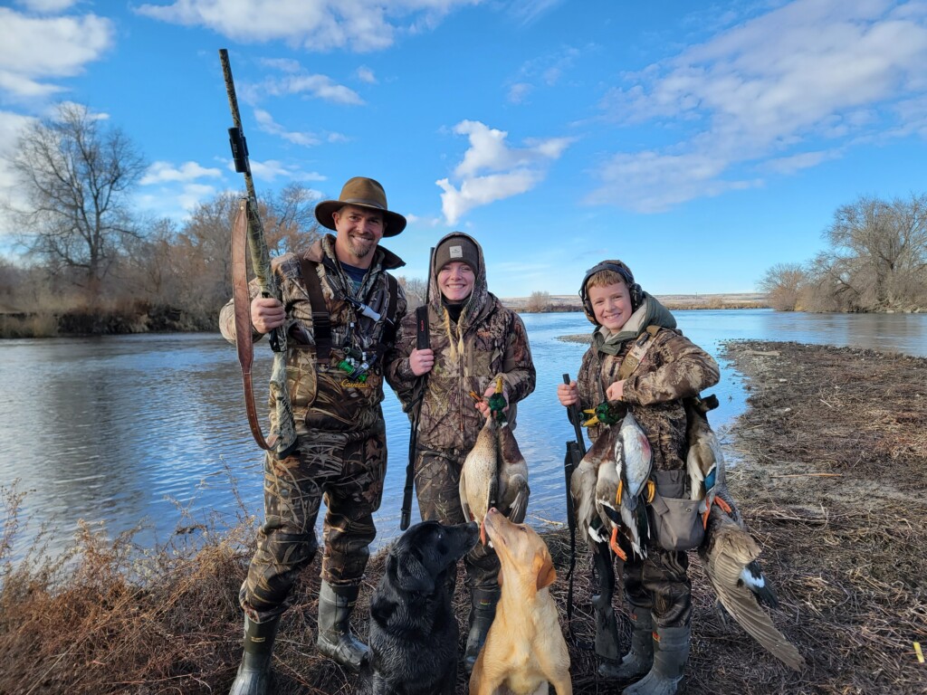 Rex and Echo Duck Hunting